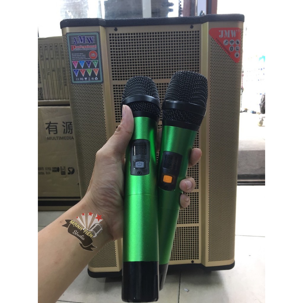 [Mã SKAMA07 giảm 8% đơn 250k][tặng kèm 2 mic không dây] LOA BLUETOOTH KARAOKE JMW 3800