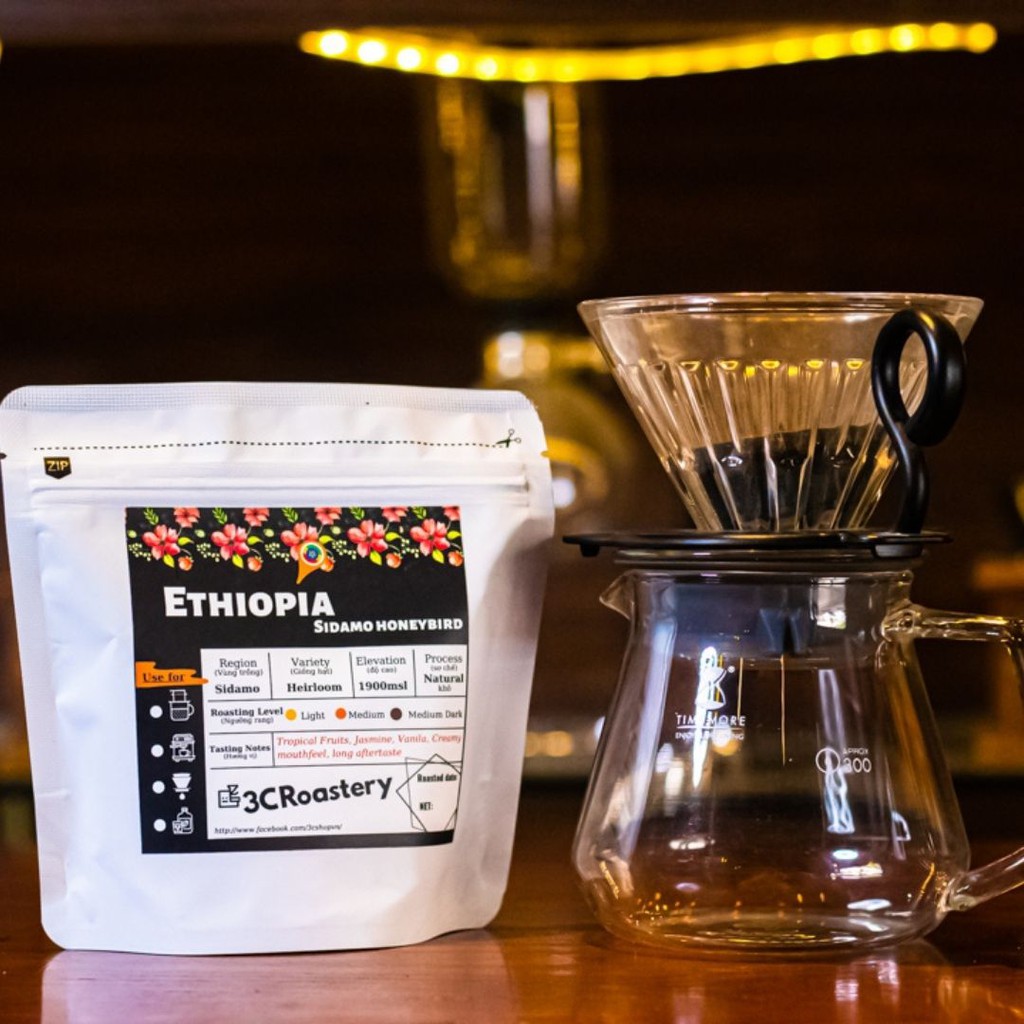 Combo cà phê espresso 3C Roastery cafe pha máy khối lượng 600gram rang medium, hậu ngọt,vị caramel, sơ chế khô | BigBuy360 - bigbuy360.vn