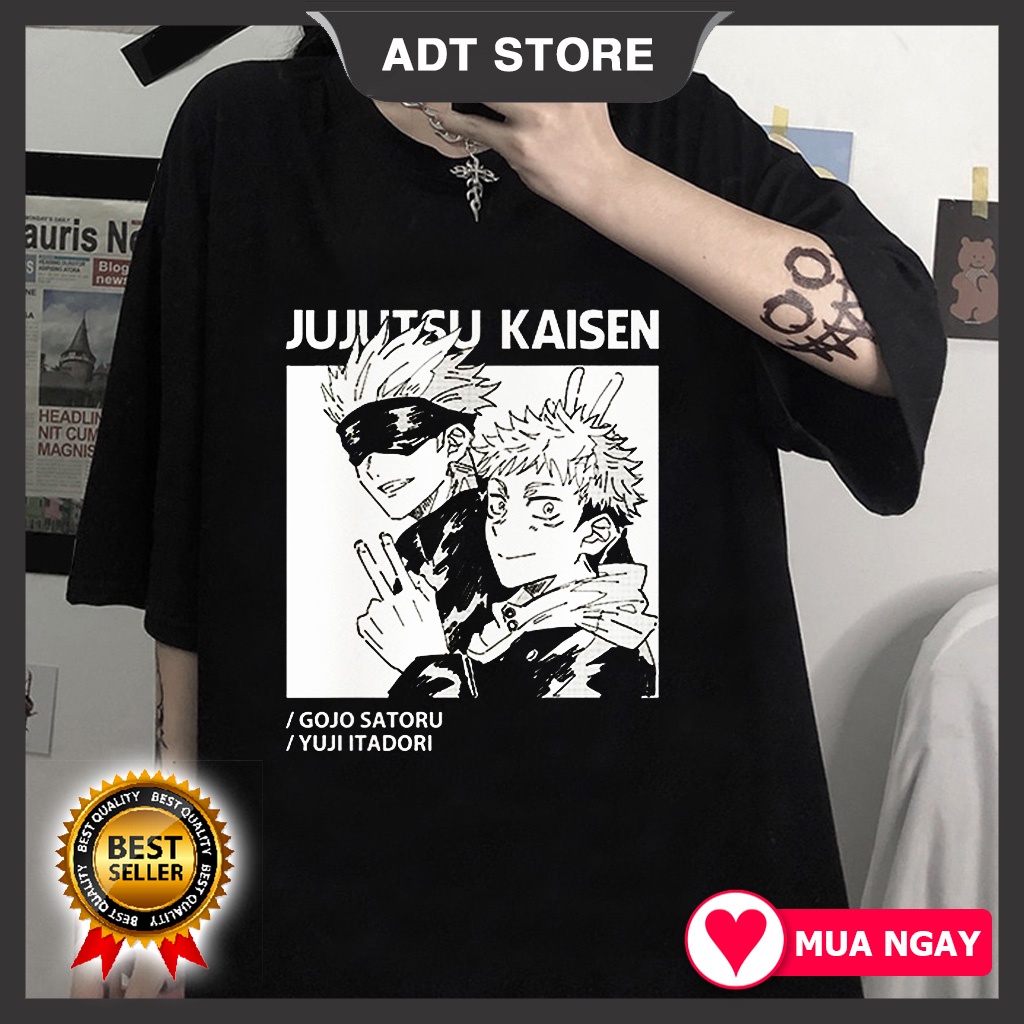 4 mẫu Áo thun Jujutsu Kaisen Gojo - Yuji - Sukuna Anime Manga mẫu HOT độc đẹp giá siêu rẻ