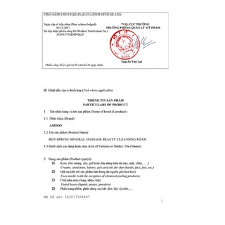 Sữa gel rửa mặt Amoon