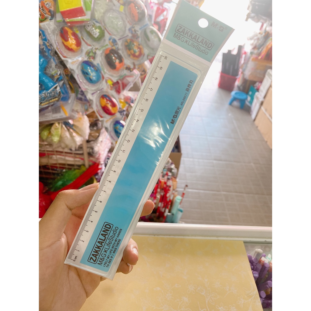 Thước kẻ 15cm bản rộng M&G x Lifestudio Zakha Chọn Nhiều Màu
