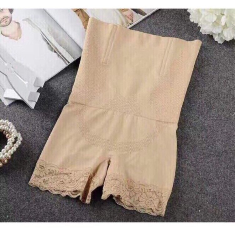 [Mã 12FASHIONSALE1 giảm 10K đơn 50K] Quần Gen Định Hình Nịt Bụng Đùi ren | BigBuy360 - bigbuy360.vn