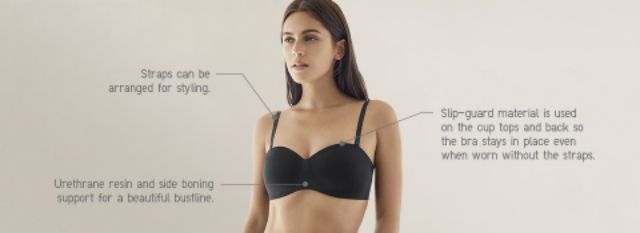 🌹🌿❤ NHẬT - Áo ngực áo lót không gọng Uniqlo Wireless Bra Beauty Light không đường may Multiways bra