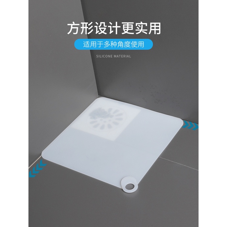 Nắp Đậy Cống Thoát Nước Sàn Nhà Tắm / Toilet Bằng Silicone Chống Mùi Hôi Khử Mùi Hôi