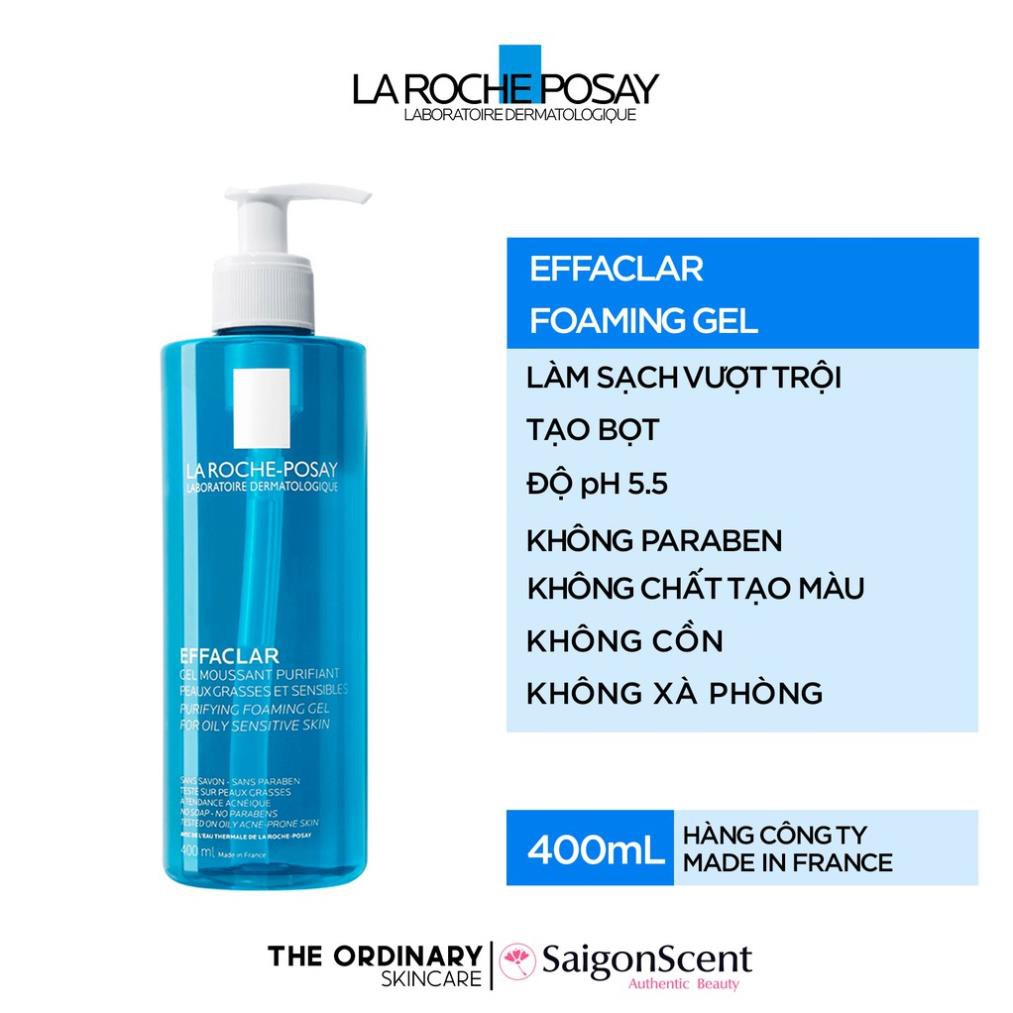 Gel rửa mặt da dầu La Roche-Posay Effaclar Foaming Gel ( 400mL )