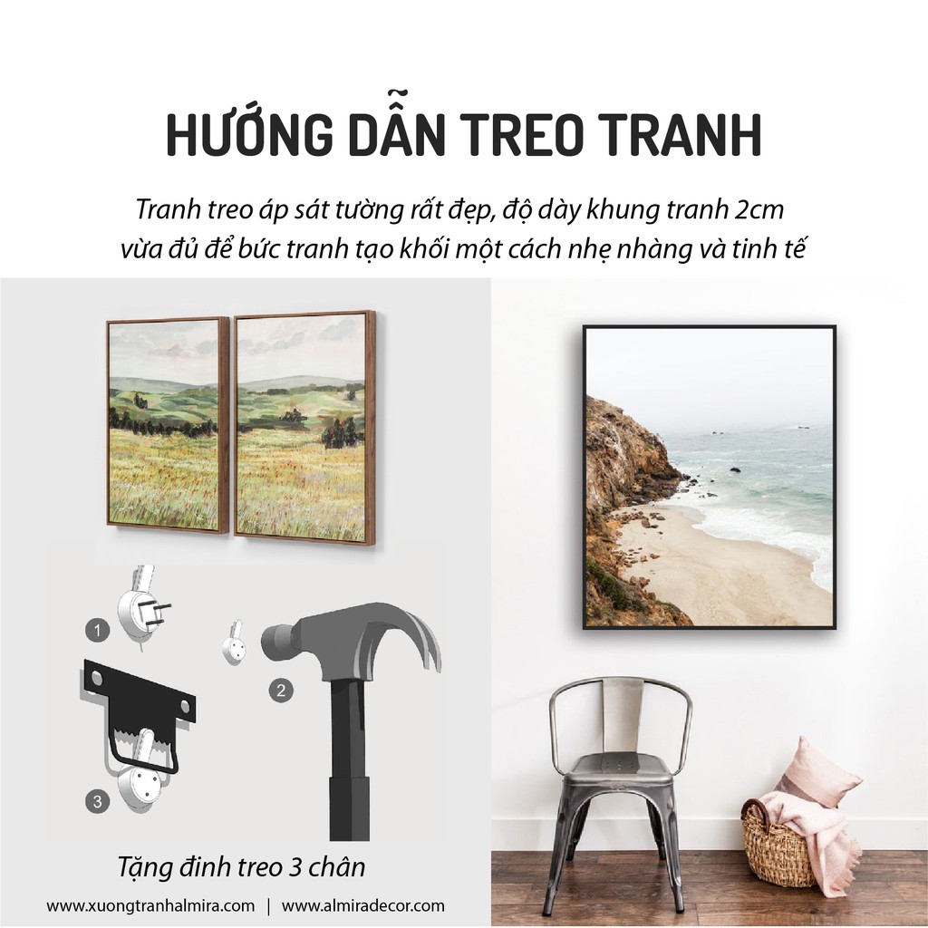 💄 Tranh cô gái bằng vải canvas siêu nhẹ treo phòng ngủ tặng đinh treo 3 chân[H023] | BigBuy360 - bigbuy360.vn