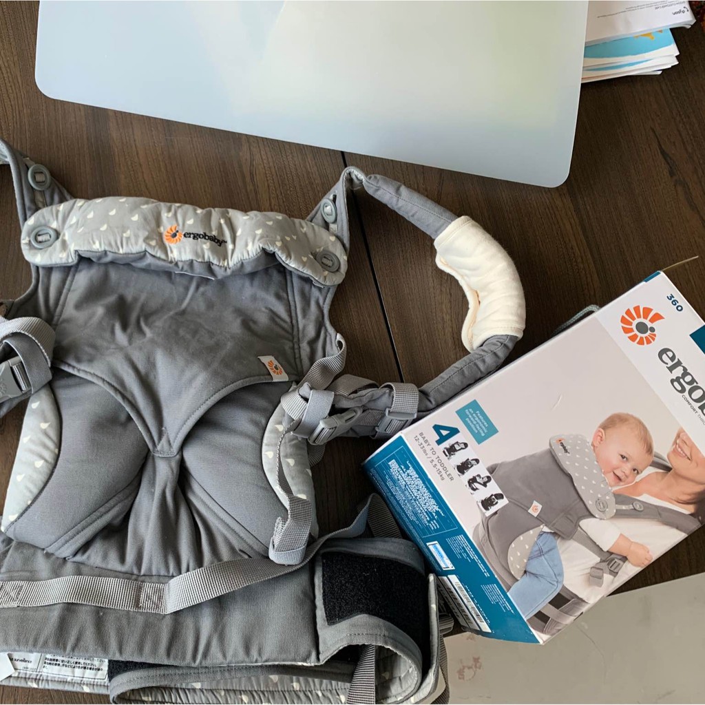 Địu em bé trợ lực địu Mỹ 4 tư thế Ergo Baby 4 Position 360 Baby Carrier