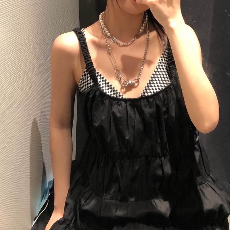 vòng cổ Hợp Kim Đính Ngọc Trai Giả Xinh Xắn