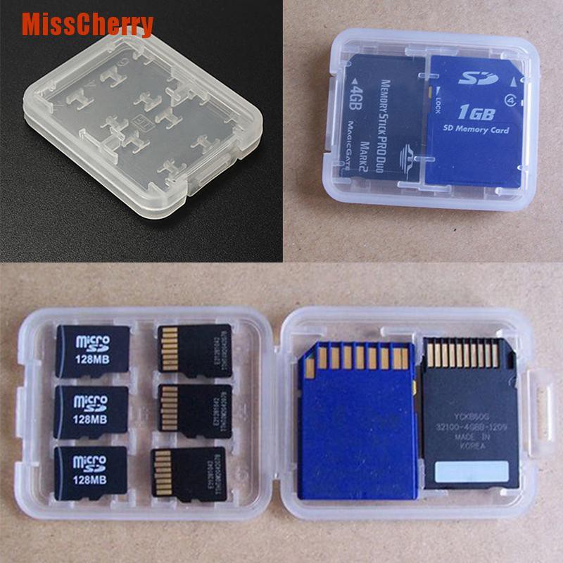 Hộp Đựng Thẻ Nhớ Micro Sd Tf Sdhc Mspd 8 Ngăn