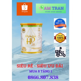 Sữa dành cho người tiểu đường và gout alpha bio hd gold 450g dinh duõng cho bé và cả nhà