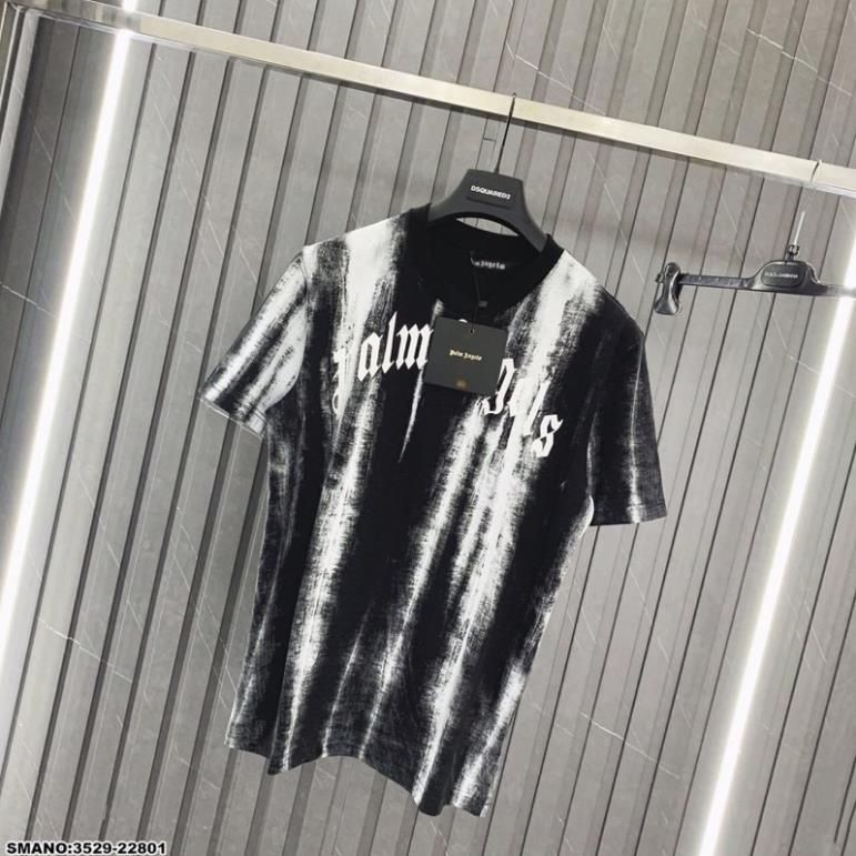 Áo Thun Nam PalmAngel Loang Chảy Siêu Đẹp - Áo Phông Nam PalmAngels Hoạ Tiết Nổi Bật