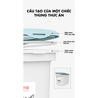 Hộp đựng thức ăn cho thú cưng