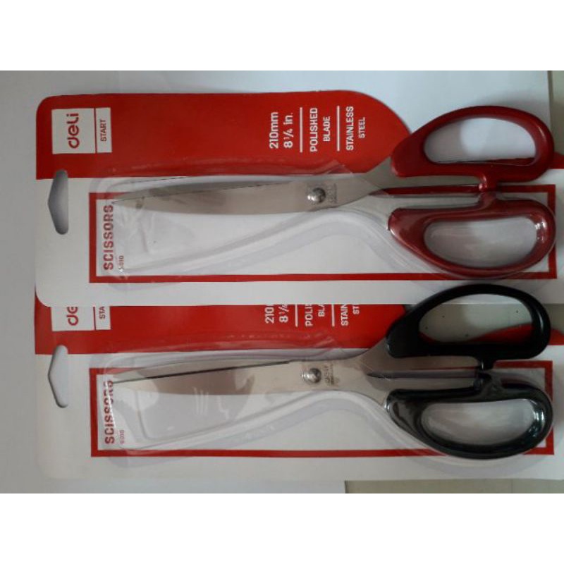 01 chiếc kéo to 21cm Deli 6010 siêu bền