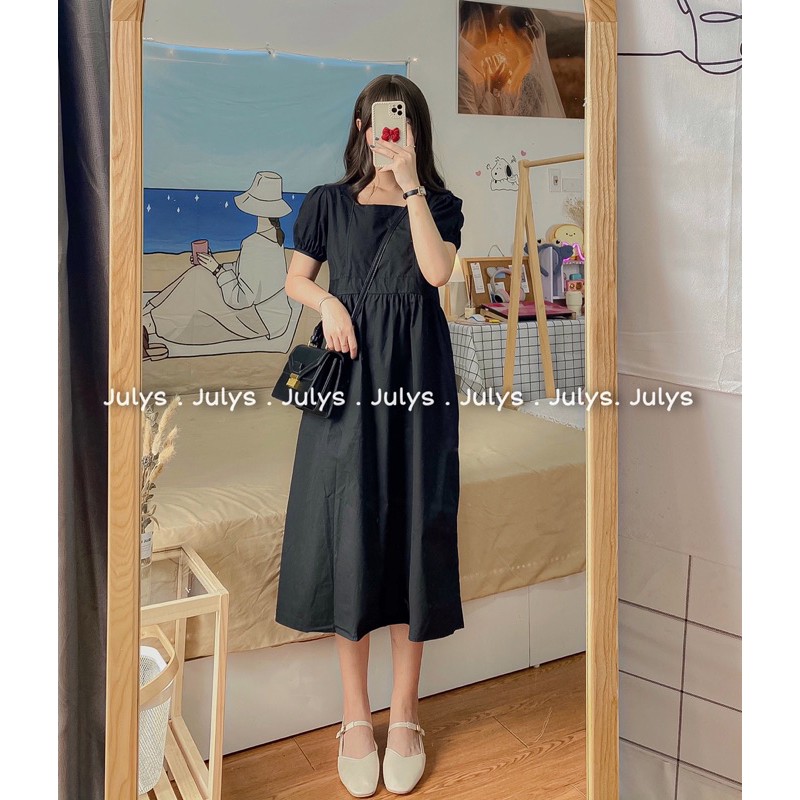 [Mã SKAMA06 giảm 8% tối đa 50K đơn 250K] Váy babydoll rút eo dáng dài (ảnh thật shop chụp kèm video) | BigBuy360 - bigbuy360.vn