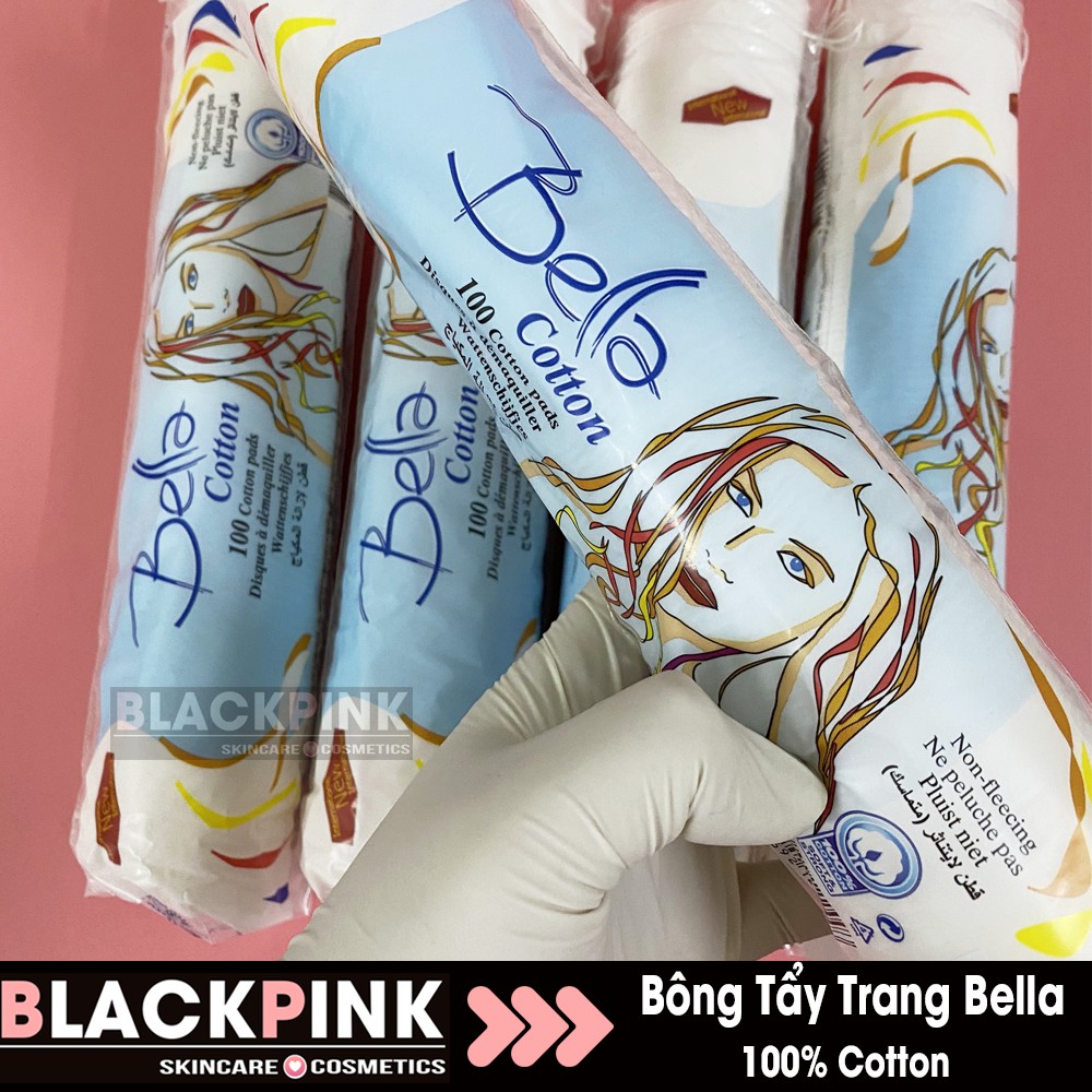 Bông tẩy trang Bella 100 - 120 miếng - 100% Cotton