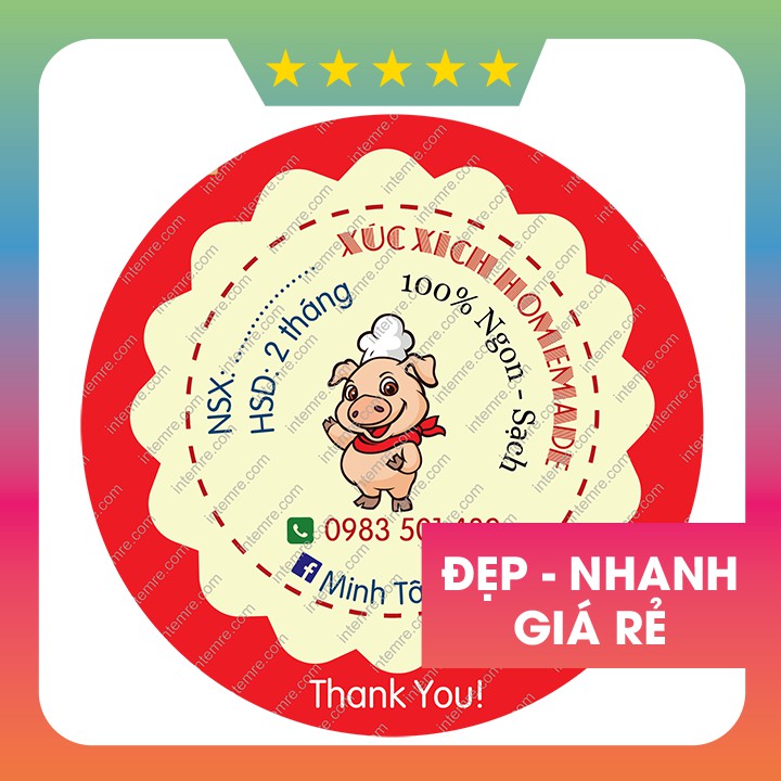 Combo decal giấy cán màng bóng 170.000đ