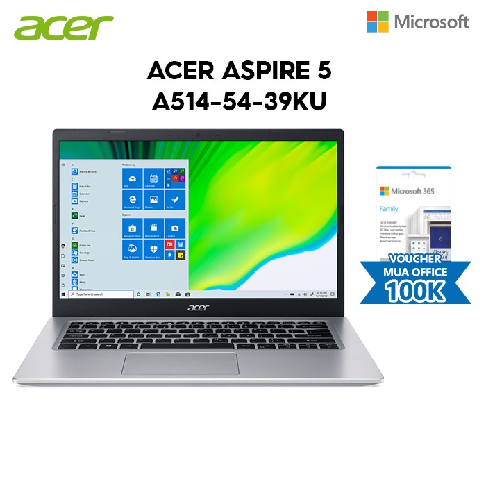 Laptop Acer Aspire 5 A514-54-39KU i3-1115G4 | 4GB | 256GB | 14&quot; FHD | Win 10
