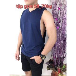 Áo tập gym áo tanktop nách rộng khoét nách sâu NR004