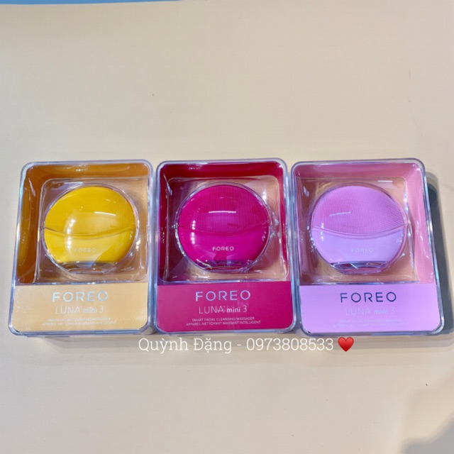 Máy rửa mặt foreo luna 3 mini có sẵn auth