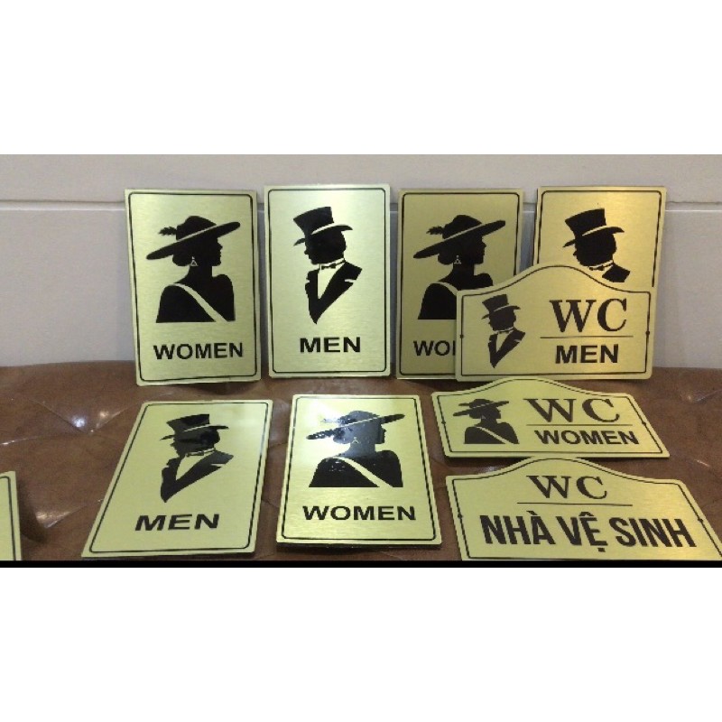 BIỂN VỆ SINH QUÝ ÔNG, QUÝ BÀ