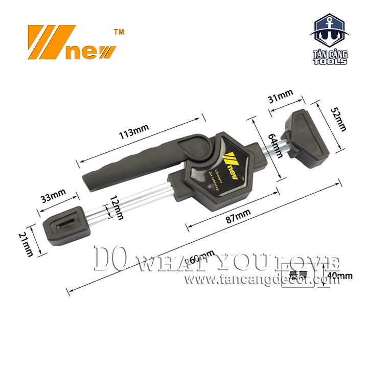 Cảo Kẹp Nhanh Wnew Cho Bàn Thao Tác