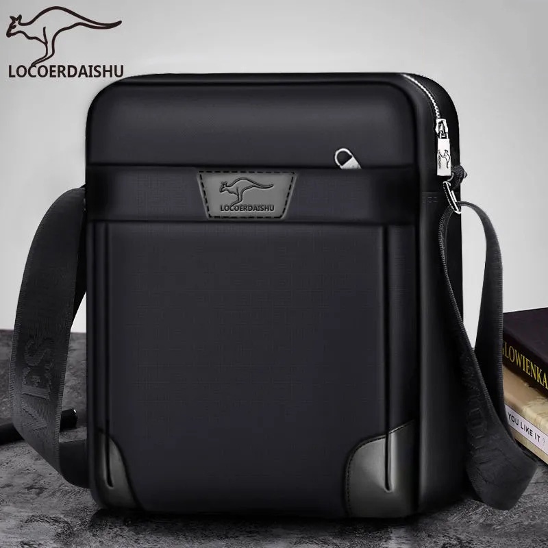 Túi đeo vai bằng nylon chống thấm nước phong cách công sở thời trang cho nam KO005