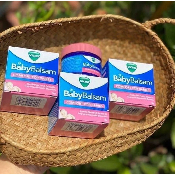 Dầu ấm ngực Vick BabyBalsam Úc 100g