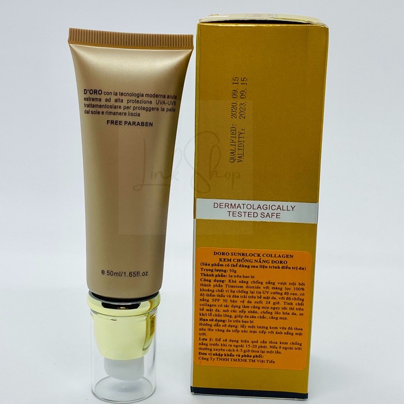  Kem chống nắng cao cấp Italia D'oro Collagen SPF 50/PA+++ 50ml | BigBuy360 - bigbuy360.vn
