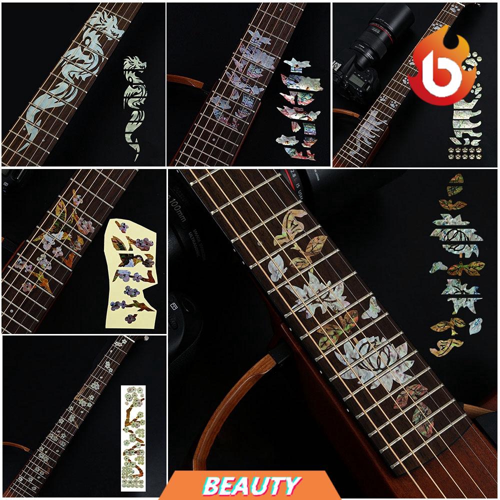 Miếng Dán Cao Cấp Trang Trí Đàn Guitar Điện 22 Kiểu