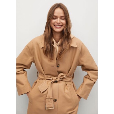 Áo M N G Water-repellent cotton trench coat