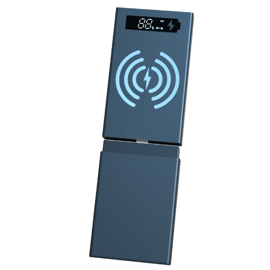 Support cho box sạc dự phòng không dây new 2021 đen