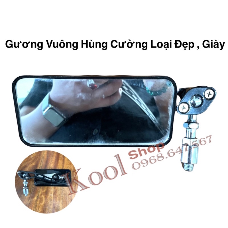 [ Loại Đẹp ] Gương Vuông F911 Hàng Cty Hùng Cường Loại Đẹp ,Giày