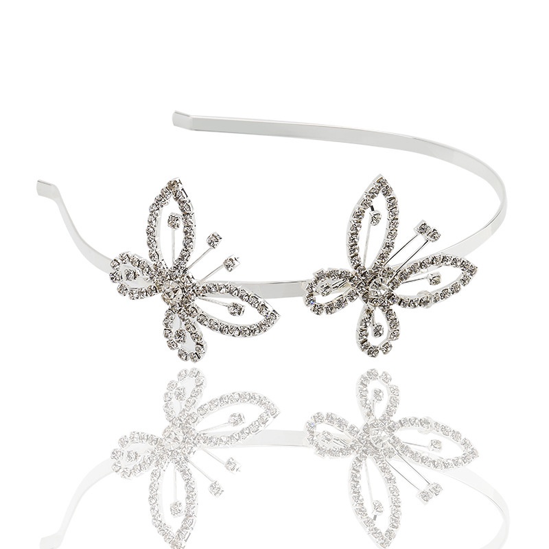 Cài Tóc Hình Bướm Đính Đá Phong Cách Cổ Điển Cho Nữ JP6