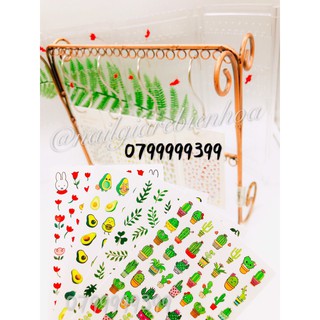 Sticker các loại tráng trí móng