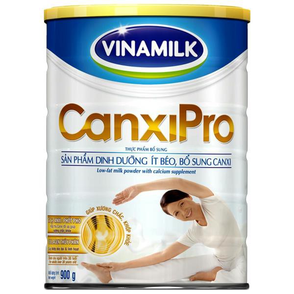 SỮA BỘT VINAMILK CANXIPRO 900G (HỘP THIẾC)