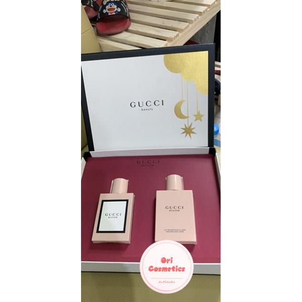 [Chính hãng] Hàng Pháp - Set nước hoa Gucci Bloom edp 50ml tặng kèm dưỡng thể 100ml