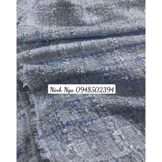 Vải dạ tweed kim tuyến