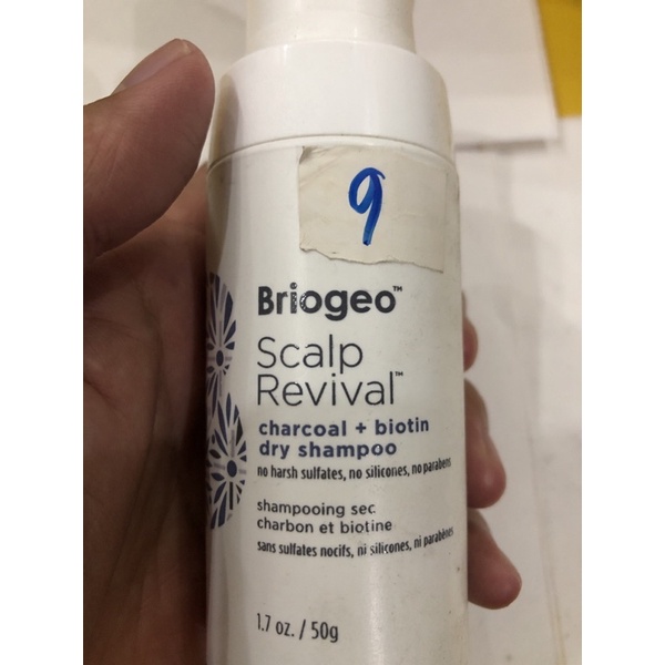 Briogeo Scalp Revival Charcoal Biotin Dry Shampoo, 1,7 Ounce