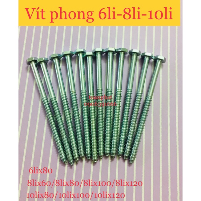 [100con]Vít phong 6x80