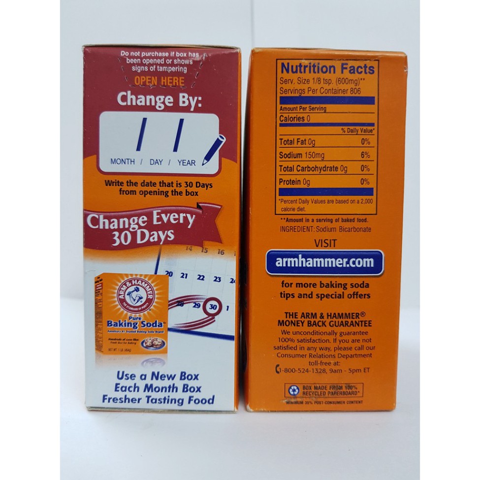 Muối Backing Soda Mỹ 454g hàng chính hãng