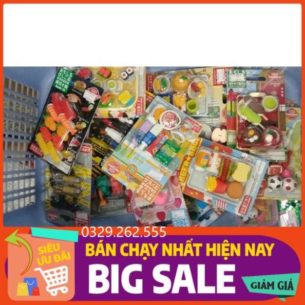 (FreeShip) 1 vỉ Gôm tảy bút chì nhiều hình cực ngộ nghĩnh