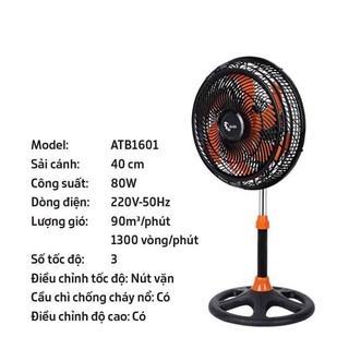 Quạt lửng turbo asia atb1601