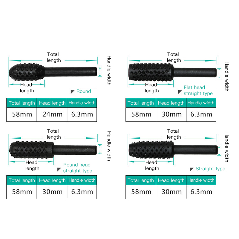 BITS BITS Bộ 10 Mũi Khoan Gỗ 6.3mm (1 / 4 &quot;)