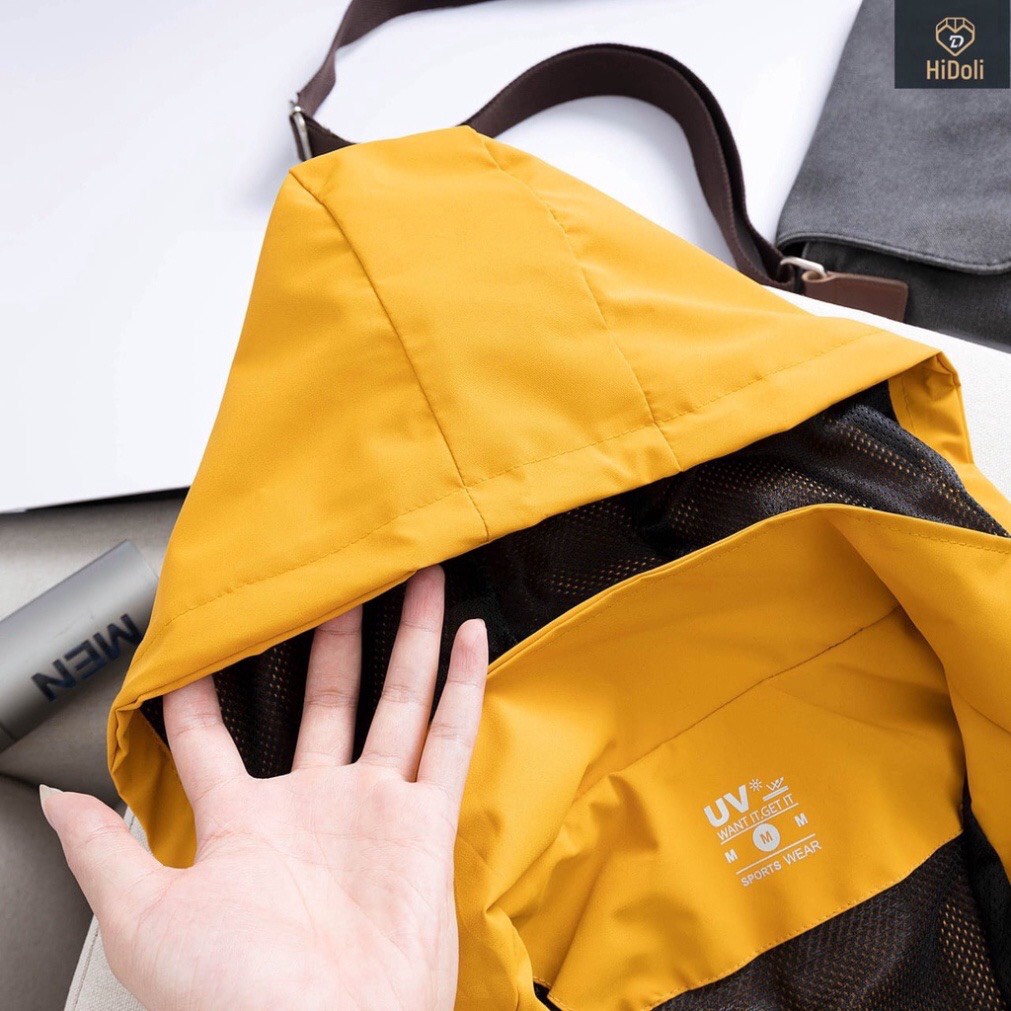[HÀNG LOẠI ĐẸP] Áo khoác gió nam nữ unisex tráng bạc có mũ tháo rời, chống nước chống nắng cản gió Top Menswear