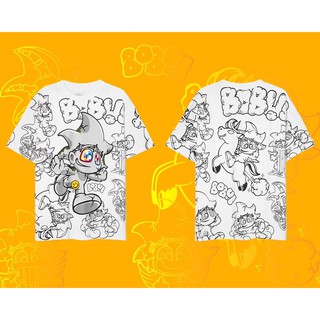 Bobui bebibo overprint tee/ white