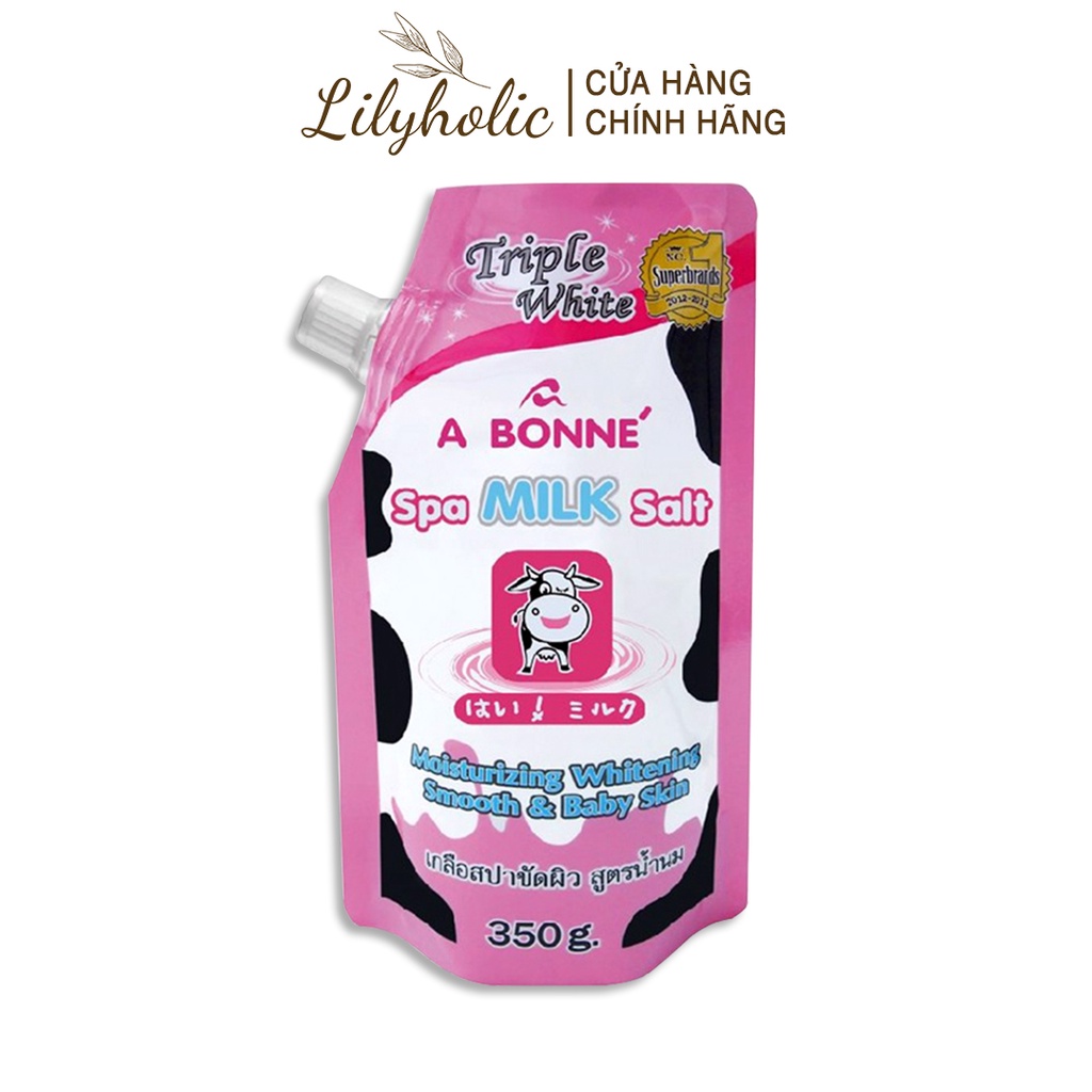 Muối Tắm Sữa Bò Tẩy Tế Bào Chết A Bonne Spa Milk Salt Thái Lan 350gr