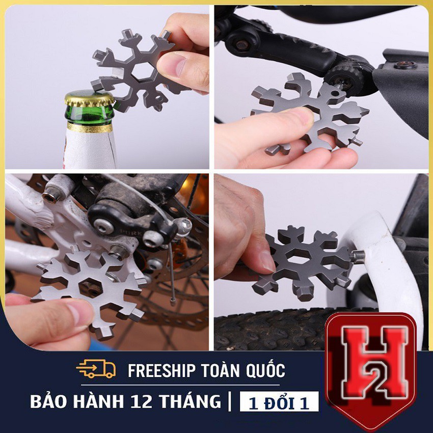 ❤️FREE SHIP❤️Cờ Lê Bông Tuyết Đa Năng, Cờ Lê Đa Năng 18 Trong 1, Chất Liệu Thép Cứng, Siêu Bền