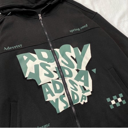 Áo Khoác Hoodie Zip Nỉ Bông ZAZY màu KEM/ĐEN  Nam nữ unisex/Áo hoodie dây kéo có mũ form rộng Jaystoree
