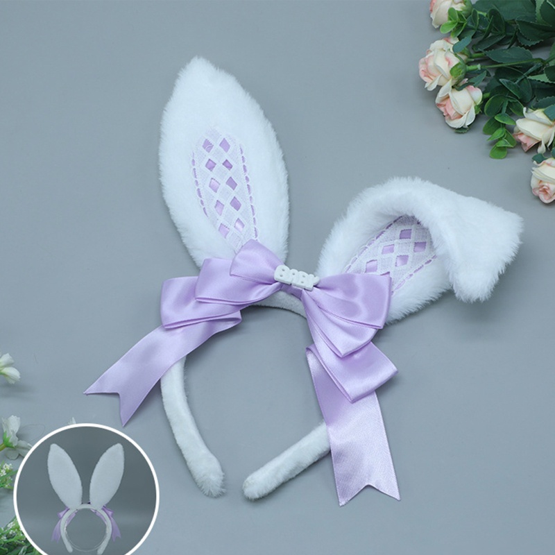 Băng Đô Tai Thỏ Dài Phong Cách Lolita