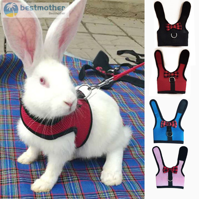 Áo lưới kèm dây dắt thỏ mềm mại cho thỏ , chuột hamster